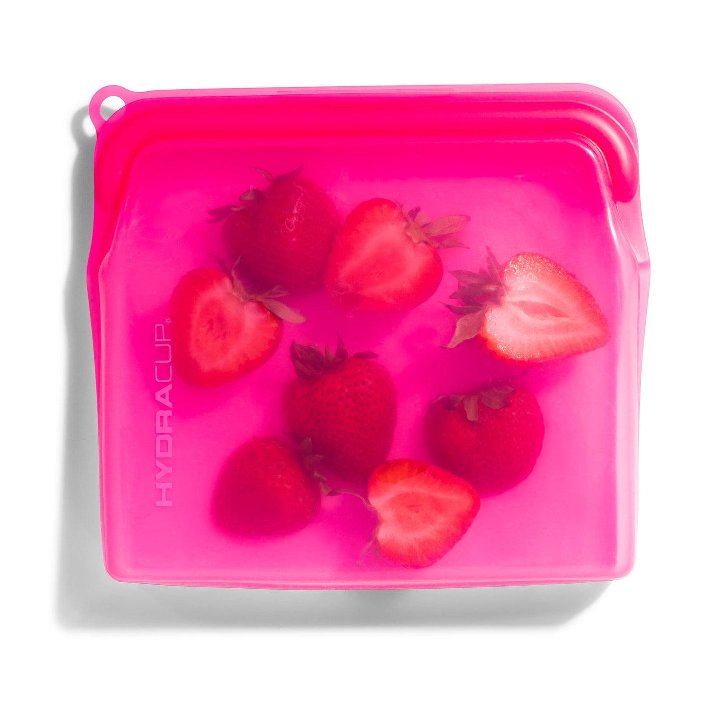 Hydra Cup Reusable Silicone Storage Bags [6 PACK] Food Storage Container, 30 ounces, Press to Lock, Stash Snacks & Meal Prep, Sandwich Size, Microwave & Dishwasher Safe