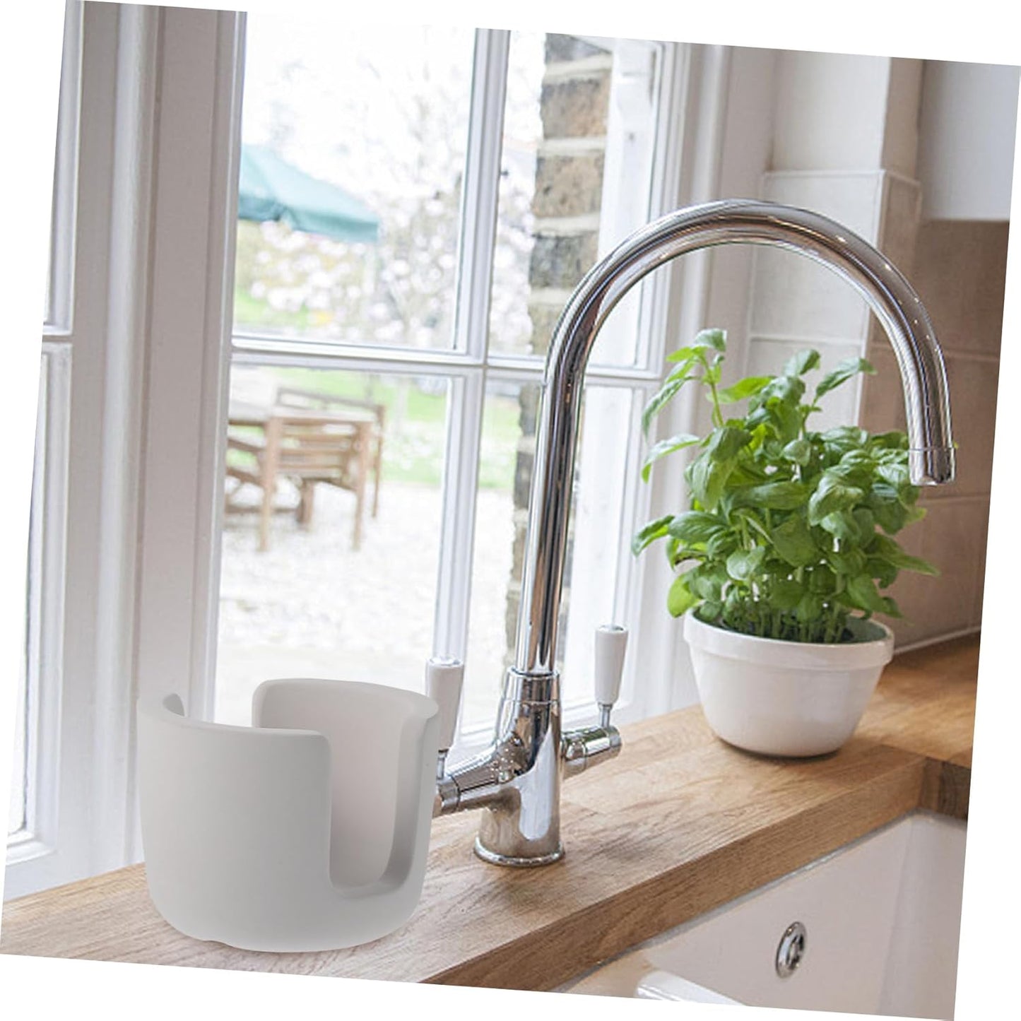 Alipis Sponge Holder, Diatomite Dish Drying Rack Organizer for Kitchen Sink, Farmhouse Sink Caddie