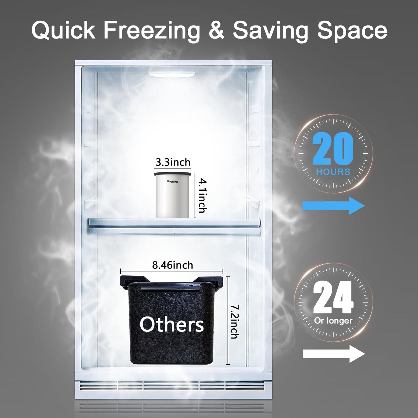 Clear Ice Cube Maker, 2.5 Inch Stainless Steel Crystal Large Clear Ice Ball Maker, Silicone Ice Cube Mold for Cocktails, Drinks & Bourbon, Whiskey Gifts for Men (2 Pack)
