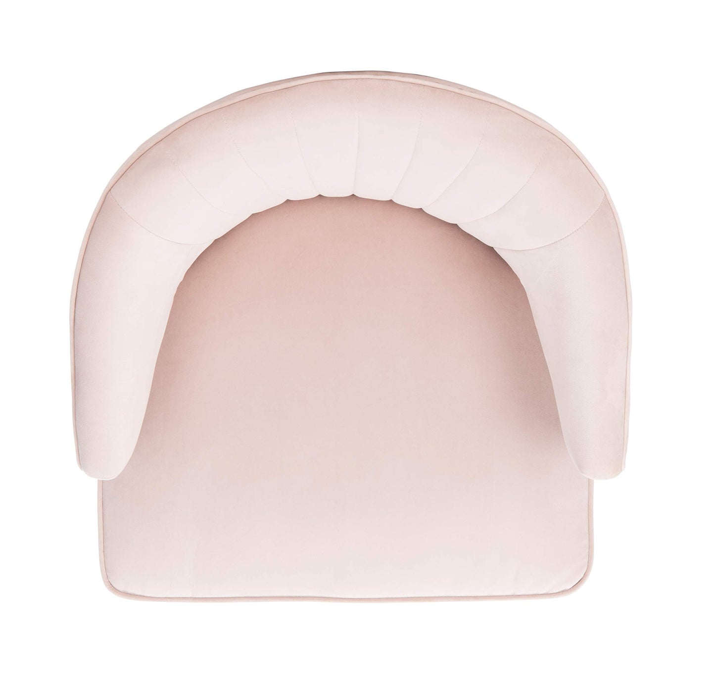 Safavieh Home Stazia Retro Glam Blush Pink and Black Wingback Accent Chair