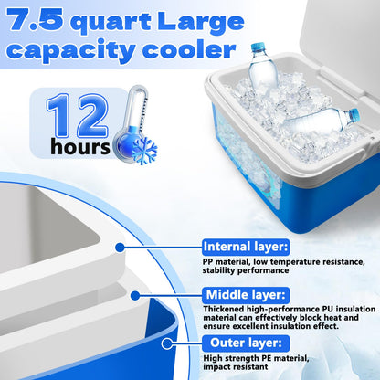 Inmoredo Ice Machine for Knee After Surgery, Cold Therapy Machine for Knee Replacement with Programmable Timer,Ice Therapy Machine for Sports Injuries,Joint Pain,Strains,Sprains and Arthritis