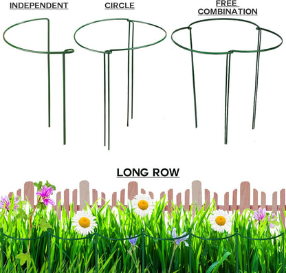4 10" 15.8" LEOBRO Plant Support Stakes, PCS Plant Stakes, Plant Support, Peony Cages and Supports, Garden Stakes