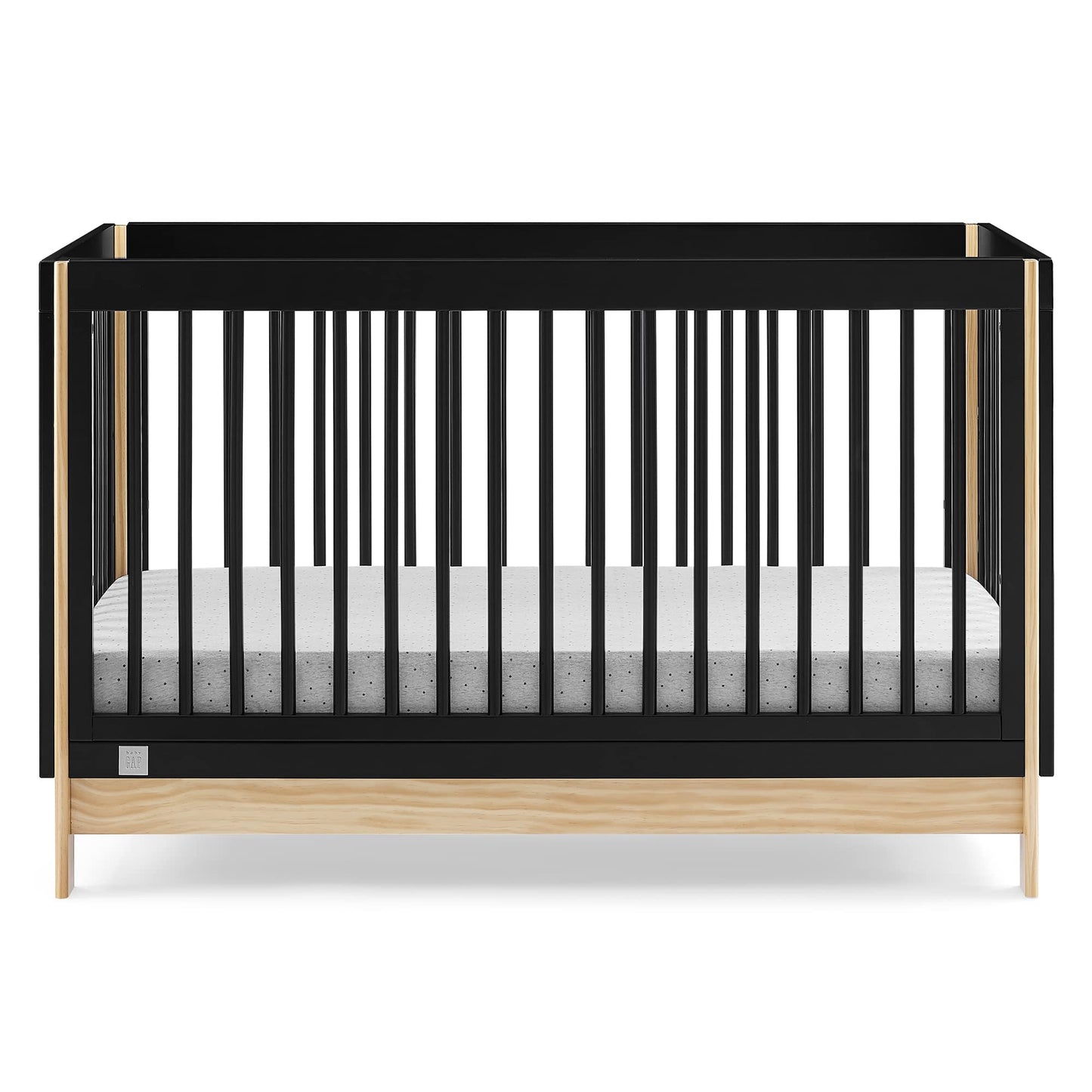 GAP babyGap Tate 4-in-1 Convertible Crib - Greenguard Gold Certified, Ebony/Natural