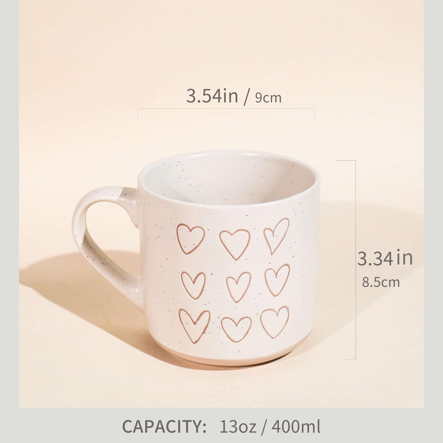 S.Leaf Best Mom Ever Gifts Mom Coffee Mug Mama Ceramic Coffee Mug Heart Mug Dishwasher & Microwave Safe Stoneware Mug Birthday Gifts for Mom