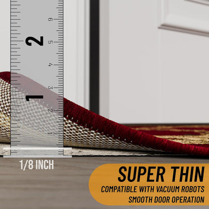 2'7" 7' 1/12 Inch Ottomanson x Non-Slip Rug Pad Gripper Ultra Thin Dual Surface Felt + Rubber Gripper - Safe for All
