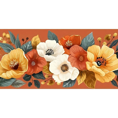 KTHOFCY 5D DIY Diamond Painting Kits for Adults, Elegant Floral Full Drill Embroidery Cross Stitch Crystal Rhinestone Paintings Pictures Arts Wall Decor Painting Dots Kits 15.7X27.5inch