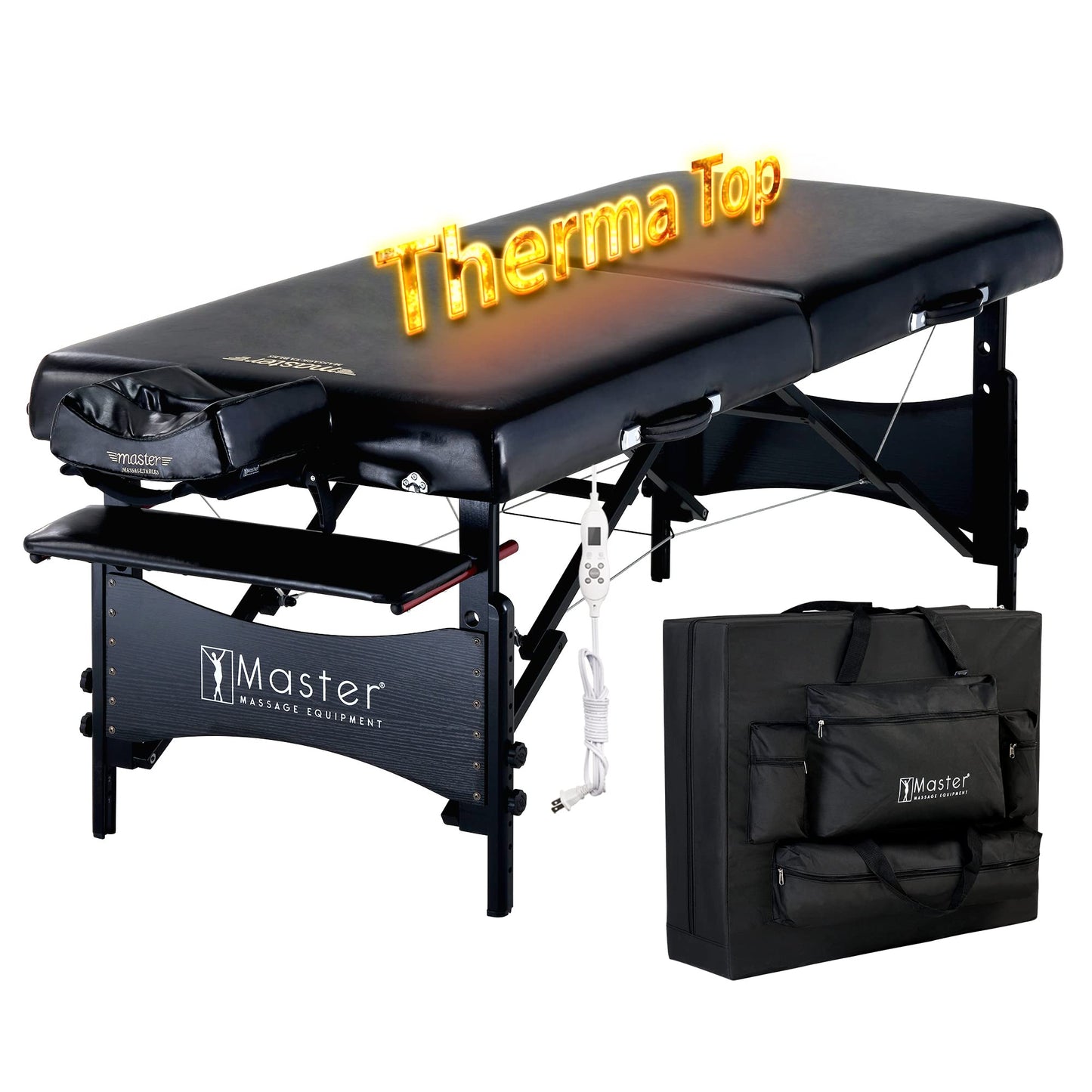 Master Massage Therma-Top 30" Galaxy Professional Portable Massage Table Package with Extra Music Face Cushion - Memory Foam Cushioning - Tattoo Table- Spa Salon Beauty Facial Bed