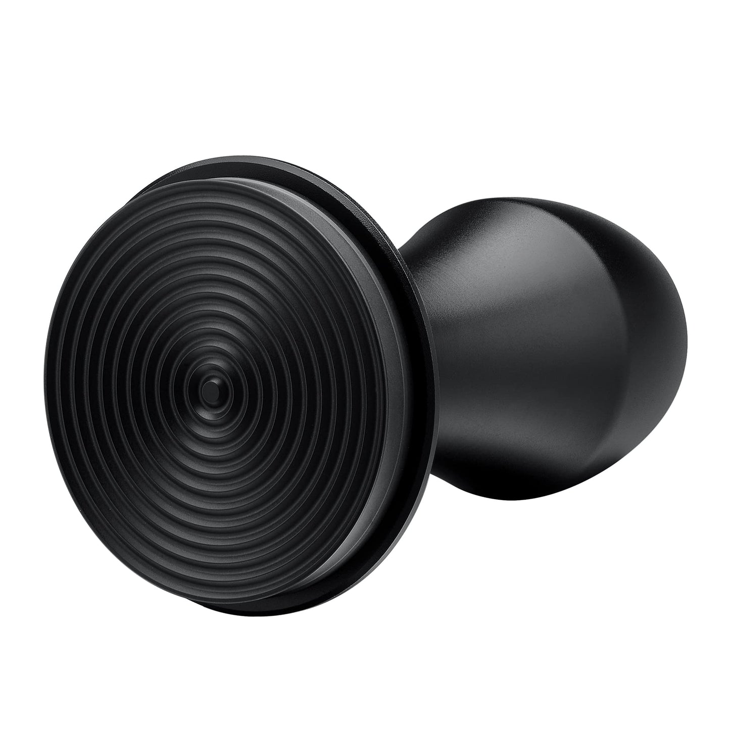 Normcore 53.3mm Espresso Coffee Tamper - Titanium Ripple Plating Base - Spring Loaded Tamper - 15lb / 25lb / 30lbs Replacement Springs - Anodized Aluminum Handle and Stand