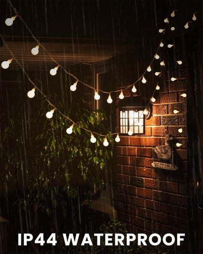 Globe String Lights - 100 LED Fairy Lights with Remote & Timer | 43 Ft Warm White Twinkle Lights for Indoor/Outdoor Decor