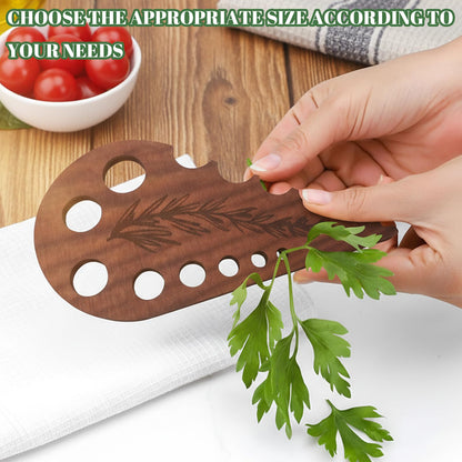2 PCS Herb Stripper, Herb Stripper Tool for Fresh Herbs, Herb Strippers for Efficient Leaf and Stem Removal, Exquisite Herbstripper Bowl Gifts for the Kitchen Suitable for Home Use & Chefs