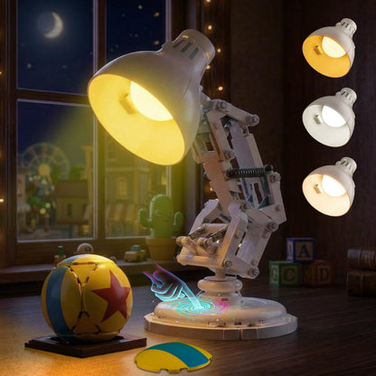 Kyglaring LED Light Kit Compatible with Lego Pixar Luxo Jr 21357 Building Blocks, Upgraded Touch Control & Dimming, Lighting Accessories for Lego Pixar Lamp Model Set, Lights Only