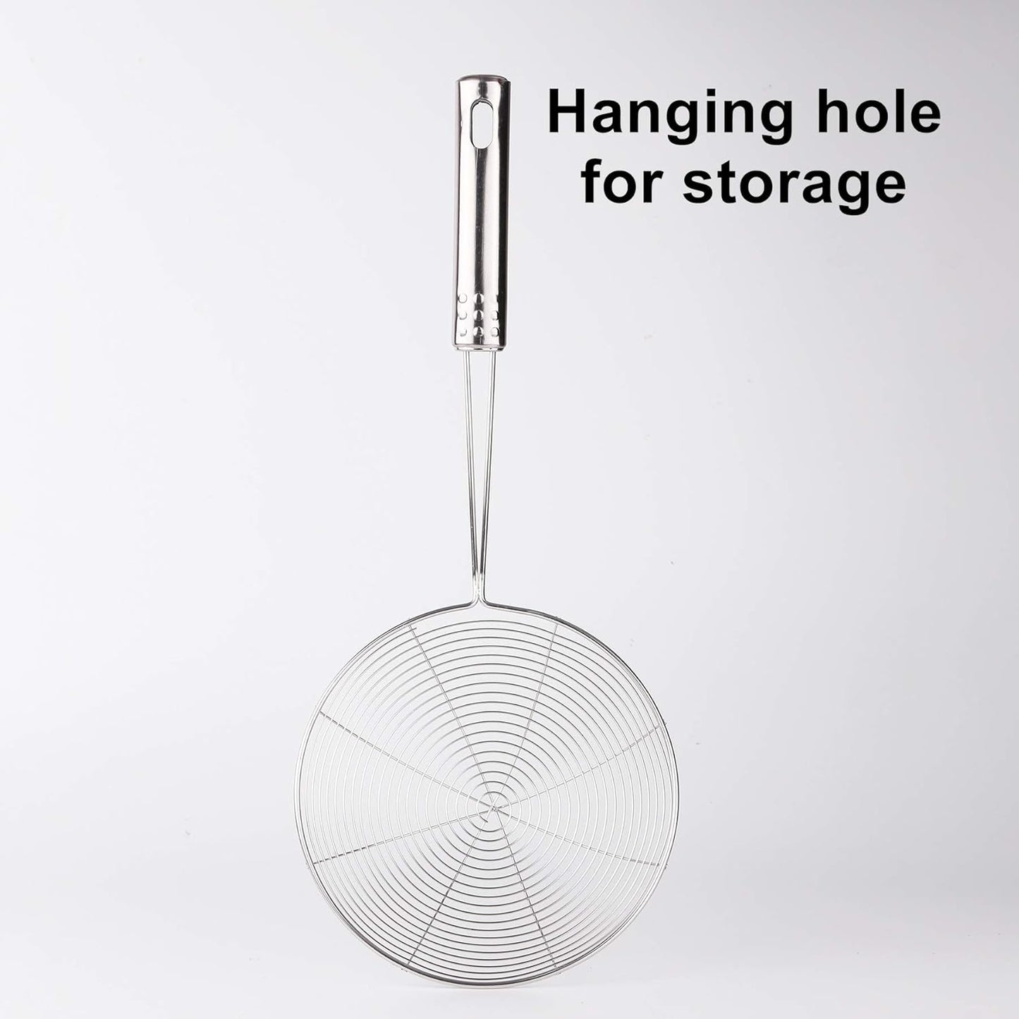 Versatile Stainless Steel Spider Strainer/Skimmer/Ladle - Chirano Kitchen Gadgets Wire Strainer Pasta Strainer Spoon (6