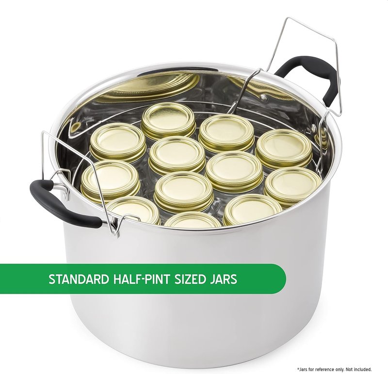 Prep•N•Cook by McSunley 21.5Qt Induction Stainless Steel Water Bath Canner