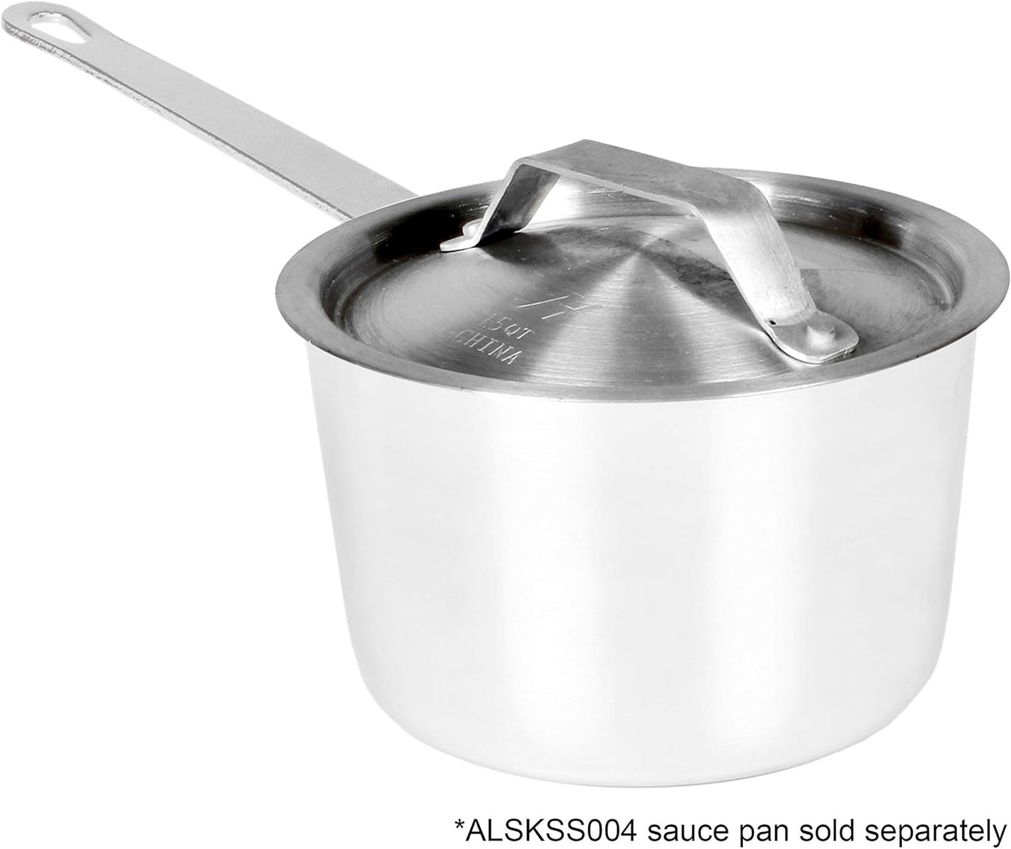ALSKSS104 Sauce Pan Lid by Thunder Group - 4-1/2 Qt, 10" Dia. X 3/8" Thickness