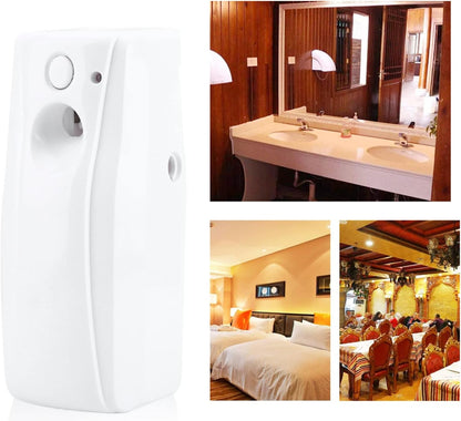 AYNEFY Automatic Air Freshener Aerosol Spray Dispenser with Light Sensor for Indoor Wall Mounted Household Appliances