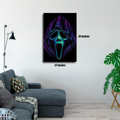 HUANNY Diamond Painting Horror Movie Diamond Art, 5D Full Drill Cross Stitch Embroidery Kits