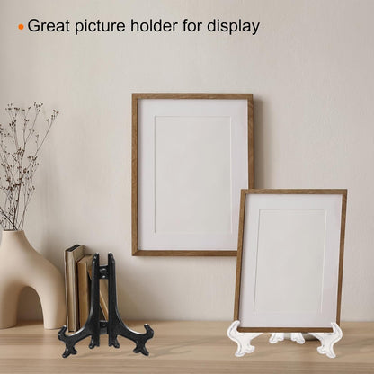 uxcell 4" Acrylic Plate Stands, 12Pcs Display Easels for Card Holders, Photo Frames