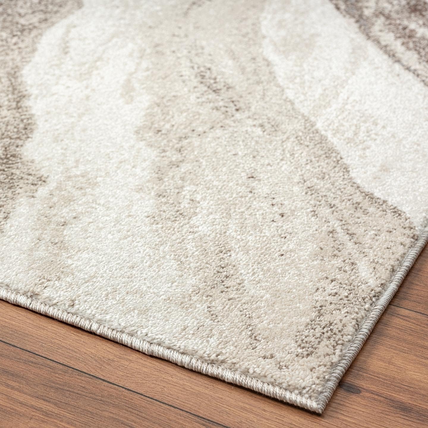LUXE WEAVERS Lagos Collection 7983 Brown 2x3 Art Deco Geometric Area Rug
