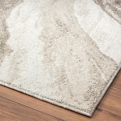 LUXE WEAVERS Lagos Collection 7983 Brown 2x3 Art Deco Geometric Area Rug