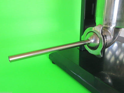 Smokehouse Chef 2" 3/8" Narrow tube for Manual sausage stuffer base x diameter for snack sticks.