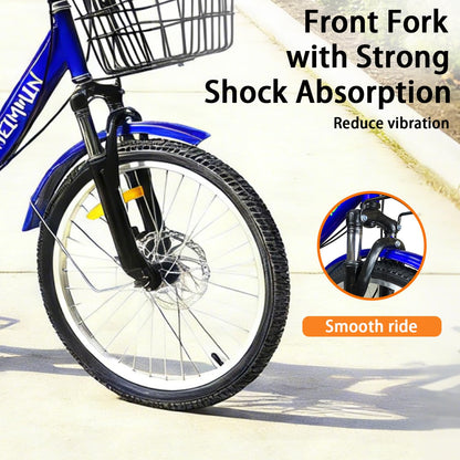 Adult Tricycle, 20 inch Folding Tricycle 3 Wheel Bike for Women,Men,Seniors, Cruiser Bike 3 Wheel Trike for Shopping Load 450Ib (1)