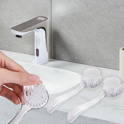 3 Pcs Facial Cleansing Brush, Useekoo Manual Face Brushes for Cleansing and Exfoliating, Face Scrubber to Massage, Deep Pore Exfoliation, Makeup Remove and Skin Care with Soft Bristles