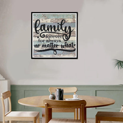 PDSLAIKE Family Diamond Painting - Home Sayings Quote DIY Art Craft Wall Decor Painting Area 13.7x13.7in