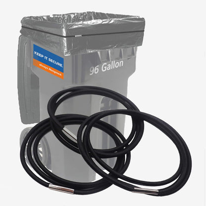 Set 3, 55, 65, 96 Large Rubber Bands for Garbage Can of Fits Gallon Trash Cans, Hongmed Trash Can Rubber Bands Durable