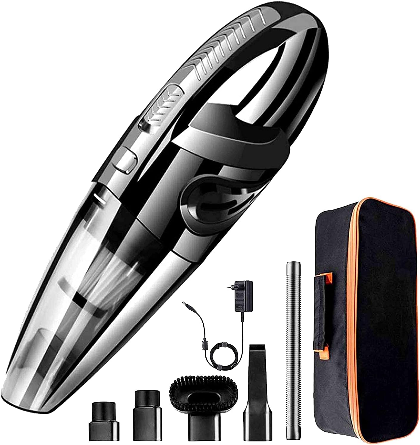 Handheld Vacuum Cordless, Portable Wet Dry Cleaner for Car Home, Pet Hair, Rechargeable 2200mAh Lithium Battery, 120W