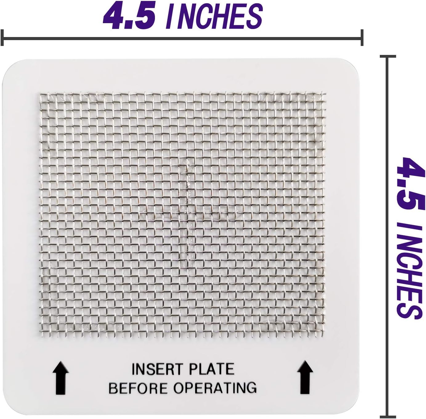 Universal Ceramic Ozone Plates for Ozone Generators, Washable Air Purifier Replacement Plates (1 Pack)