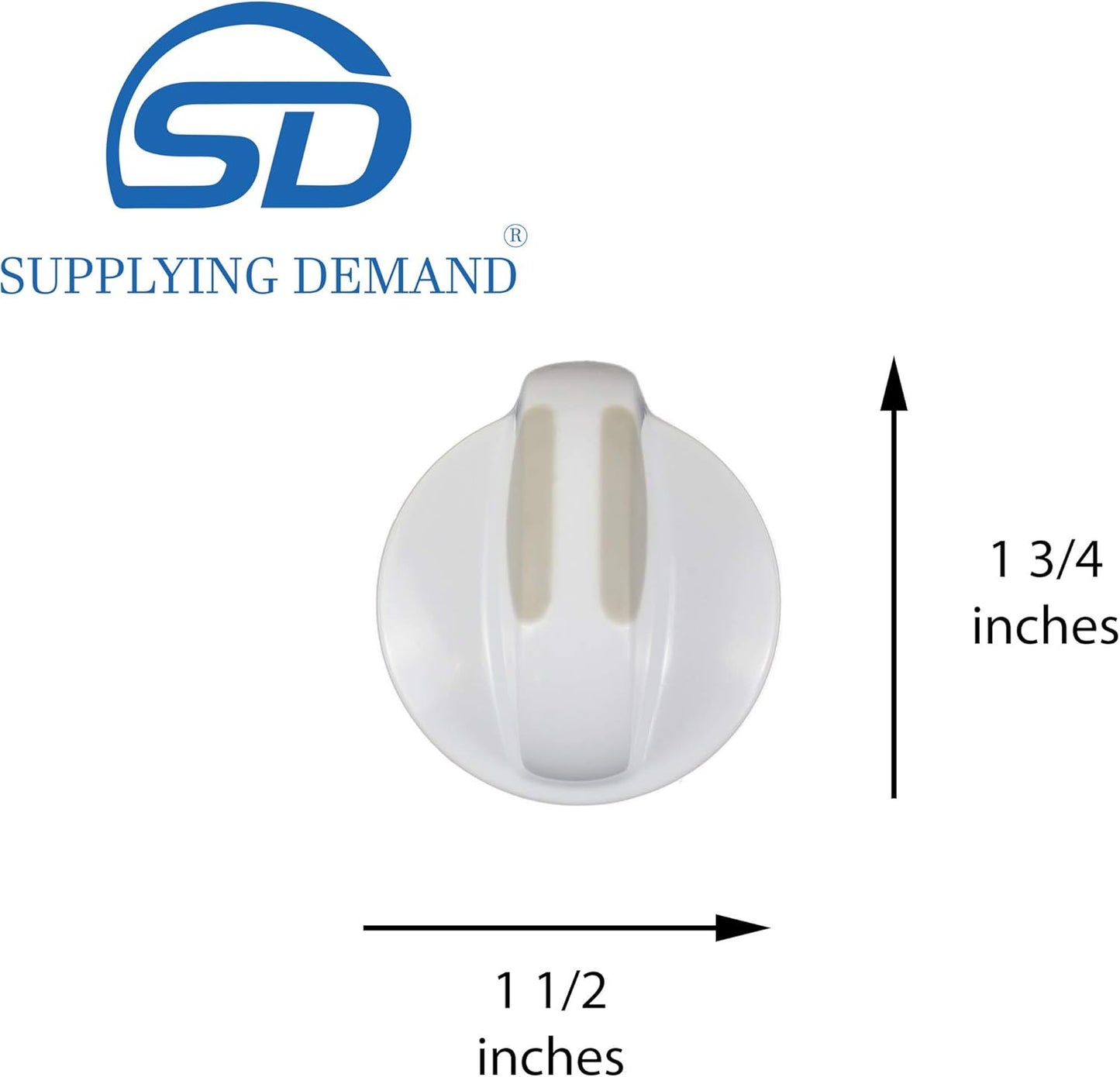 Supplying Demand 134844410 134034900 Selector Knob Replacement for Clothes Washer Dryer
