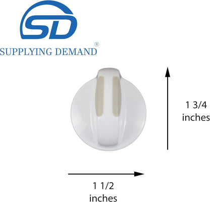 Supplying Demand 134844410 134034900 Selector Knob Replacement for Clothes Washer Dryer