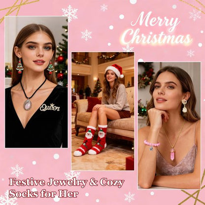 Advent Skincare Calendar | 24 Days of Beauty Gifts for Women - Gua Sha Tools, Jade Roller, Candles & More