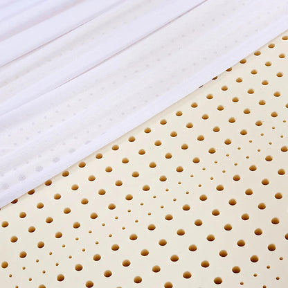 BIRJXVTO Natural Latex Mattress Topper,Premium Latex Mattress Topper,Washable Natural Latex Mattress Imported Natural Rubber Pure Mattress,3in,200x220cm(79x86in)