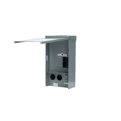 Siemens TL137US Talon Temporary Power Outlet Panel by with a 20, 30, and 50-Amp Receptacle Installed, 125 Amp Main Breaker, Unmetered