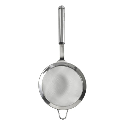 GoodCook Gourmet 6-inch Hand Strainer, Stainless Steel Diamond Shaped Ergonomic Handle with Hang Loop