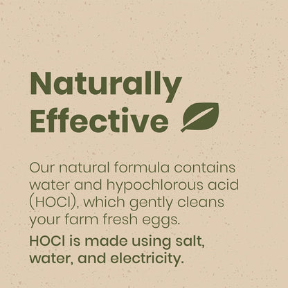 32 Clean Republic Good Salt Pet Fresh Nest Egg Wash Spray, Natural Cleaner for Freshly Laid Eggs, Made in the USA