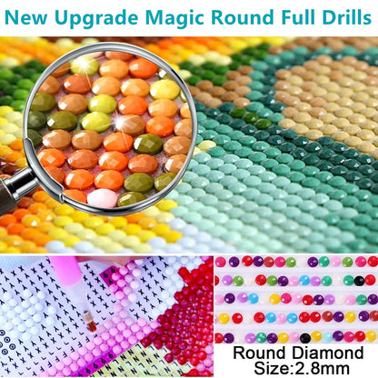 Native Indian Woman Dream Catch Tree Wolf DIY 5D Diamond Paint Kits for Adults Easy for Beginner Round Full Drill Diamond Art Painting Mosaic Craft for Home Decor 12x16inch(4)
