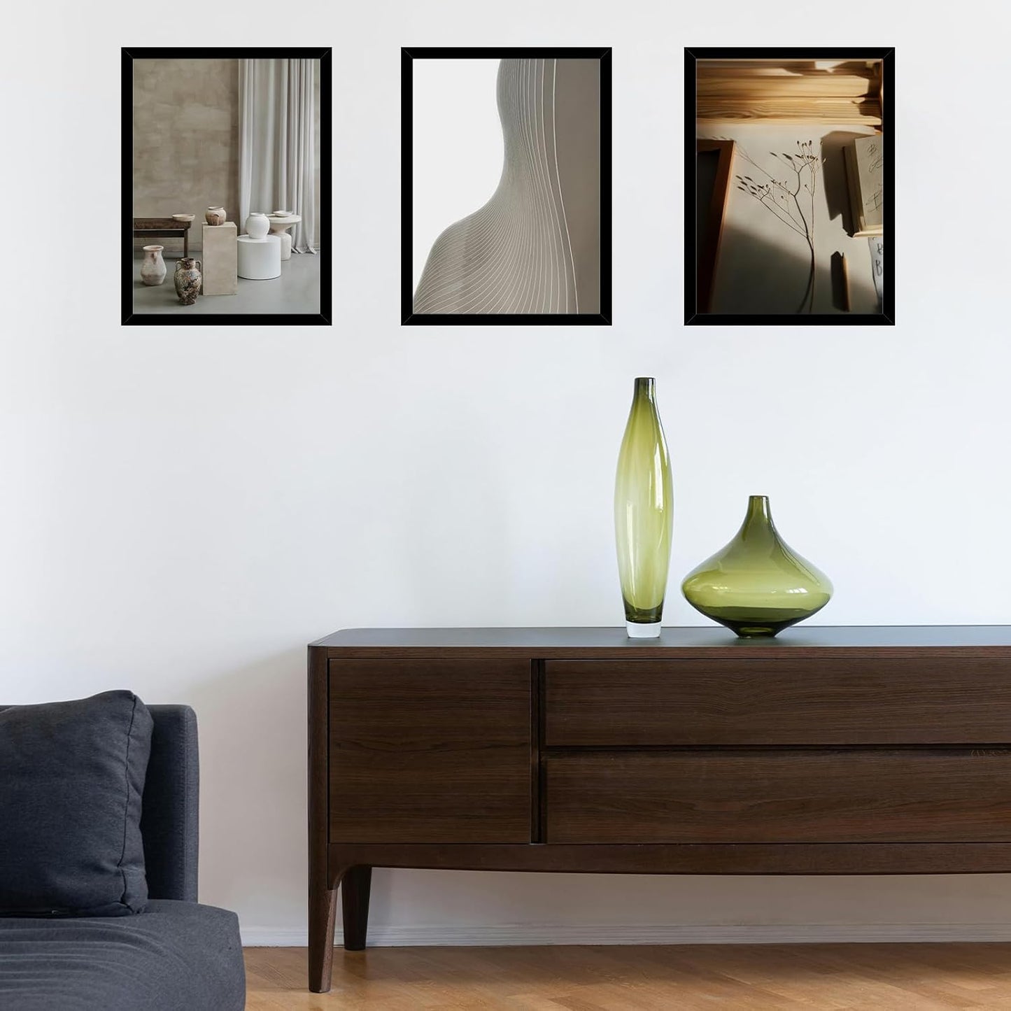 15x21.25 15 21.25 1 Pack Wood Puzzle Frame Black for Wall Hanging, x Picture Frame Poster Photo Frame for Wall