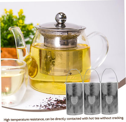 3pcs Stainless Steel Tea Leak Diffusers, Mesh Strainer Replacement for Teapot, Kettle, Coffee Strainer
