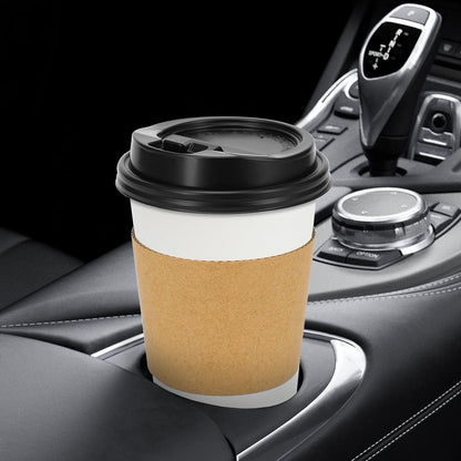 Lamosi 100 Pack 16 oz Disposable Coffee Cups with Lids and Sleeves, Leak-Proof To Go Paper Coffee Cups with Lids, Hot/Cold Beverage White Drinking Cup for Home, Office, Parties, Travel