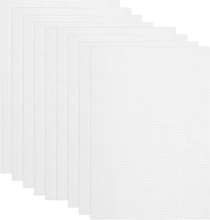 uxcell 11.2 x 7.9" White Silicone Dehydrator Sheets, 9 Pcs Non-Stick Reusable Fruit Dryer Mat for Food Dehydrator