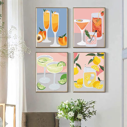 eimivrc 4 Pcs Diamond Painting Kits for Adults-Diamond Art Kits for Adults,DIY Painting for Adult Full Drill Diamond Painting Kits for Home Wall Decor(10x13.8 inch)