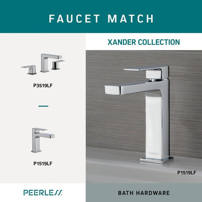 Peerless PA419 Xander Double Towel Hook, Polished Chrome