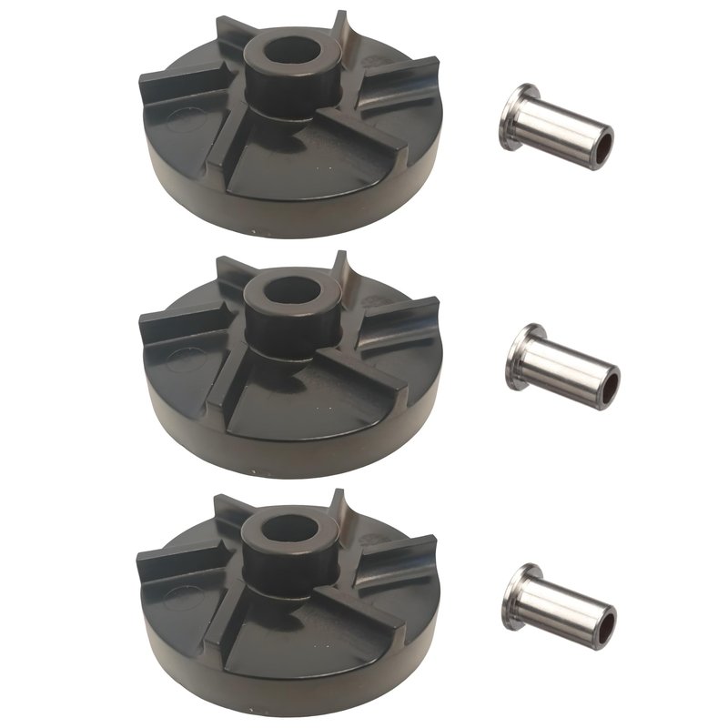 OCS Parts Grindmaster Crathco Standard Impeller and Bearing Sleeve Combo Pack | Includes Three 3220 Bearing Sleeves and Three 3587 Standard Impellers