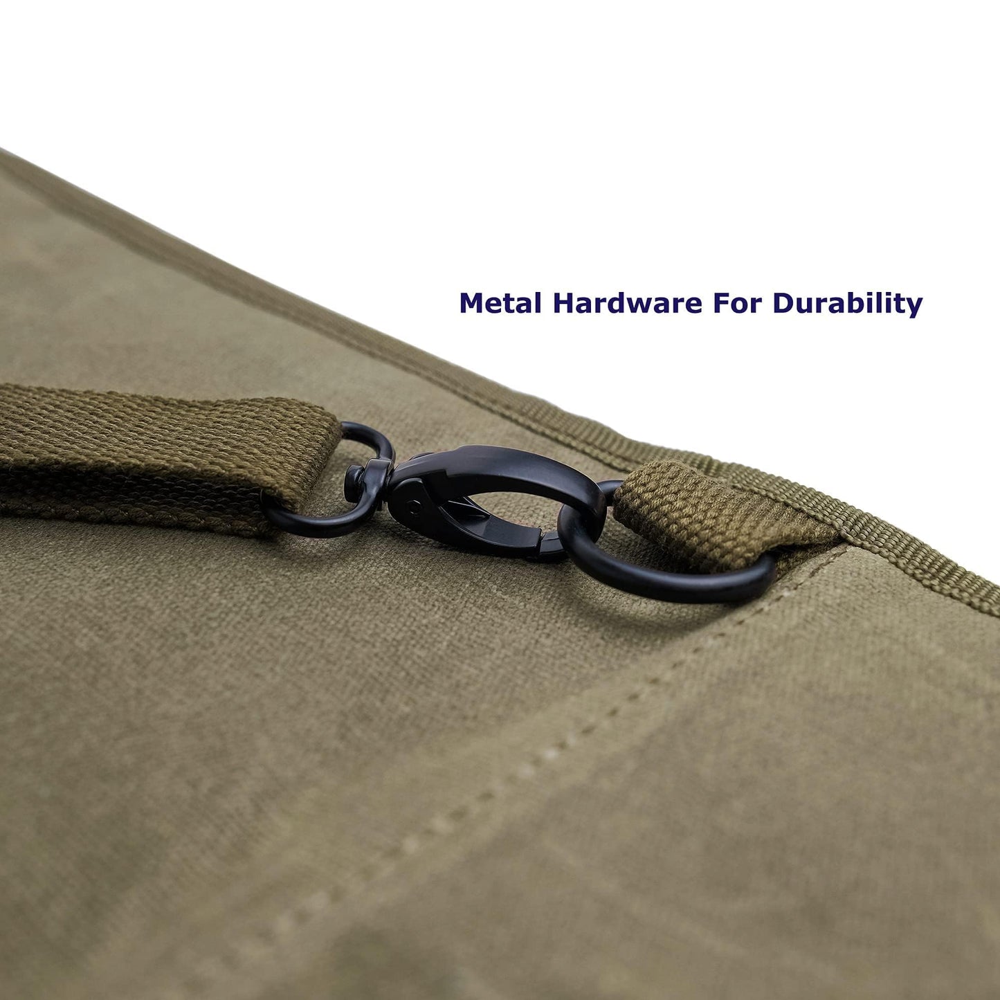 Baobab County Chef Knife Roll Bag – 12oz Water-Resistant Waxed Canvas – Heavy-Duty Portable Knife Case with 11 Slots for Cleavers, Carving Knives & Chef Tools – Bonus Oven Mitts Included (Army Green)
