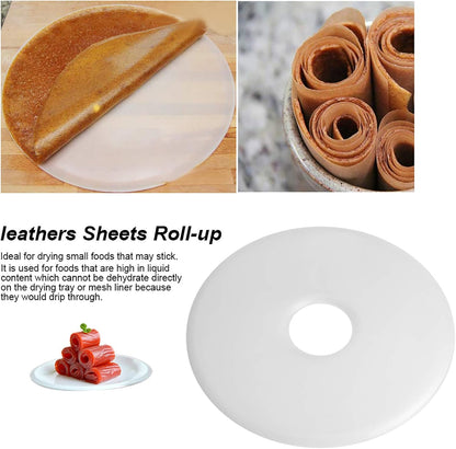 Dehydrator Fruit Roll-Up Sheets, Dryer Sheets Tray for Fruit Water Accessories, Dehydrating Drier