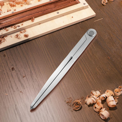 8 inch Alloy Metal Scribe Navigation Divider Scribe , Metal Divider Tool, Woodworking Scribe Machinist Geometry Tool, Divider Leather Work DIY Scribe Tool Drafting Carpenter for Geometry