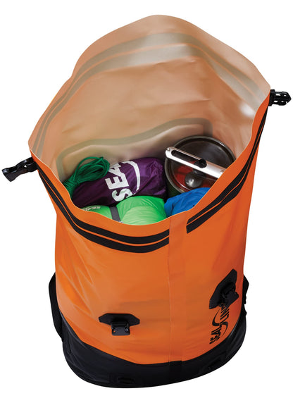 SealLine Pro Pack Waterproof Backpack, Orange, 70-Liter