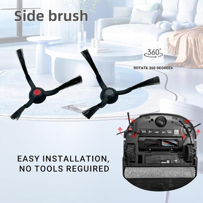 JoyBros Omni S1 Pro Replacement Parts Accessories for Eufy Omni S1/S1 Pro Robot Vacuum: Main Brush X1, Side Brush X6, Washable Filter X4, Dust Bag X4, Rolling Mop X3 17-Pack